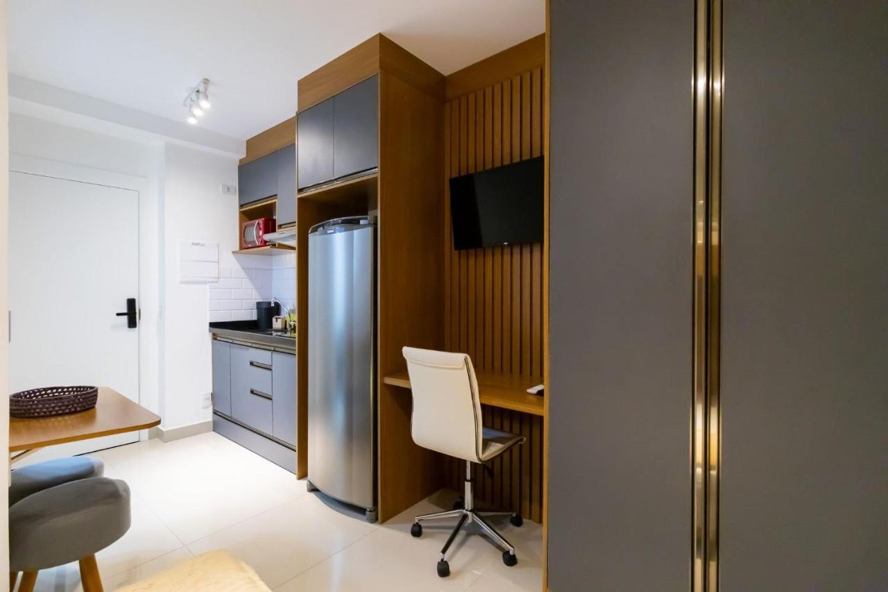 Studios Modernos Totalmente Mobiliados Com Academia Proximo A Metro Parque Ibirapuera E Hospitais San Paolo Esterno foto