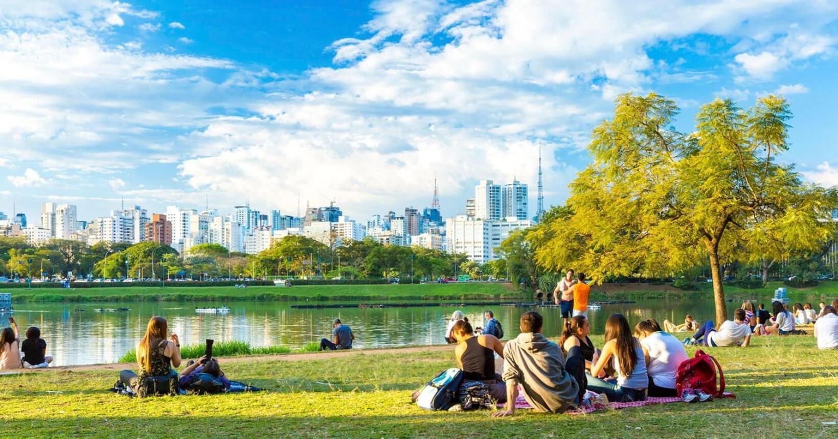 Studios Modernos Totalmente Mobiliados Com Academia Proximo A Metro Parque Ibirapuera E Hospitais San Paolo Esterno foto